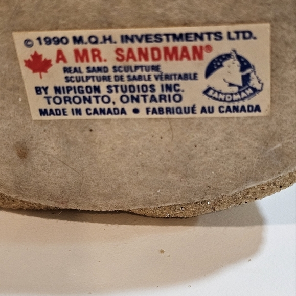 VINTAGE 1990 M.Q.H Investments Sand Castle 4x5 Ontario A MR Sandman - Picture 7 of 7